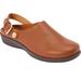 Wide Width Women's The Indigo Convertible Mule by Comfortview in Cognac (Size 9 1/2 W)