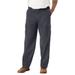 Men's Big & Tall Boulder Creek® Renegade Side-Elastic Waist Cargo Pants by Boulder Creek in Carbon (Size 66 38)