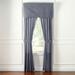 Florence Panel Set with Tiebacks 42"W x 84"L by BrylaneHome in Gray Curtain