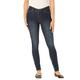 Plus Size Women's Comfort Curve Slim-Leg Jean by Woman Within in Dark Sanded Wash (Size 34 T)