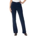 Plus Size Women's Stretch Corduroy Bootcut Jean by Woman Within in Navy (Size 38 W)