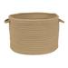 Simply Home Solid Basket by Colonial Mills in Sand Sand (Size 24X24X14)