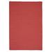 Simple Home Solid Rug by Colonial Mills in Terracotta (Size 8'W X 8'L)