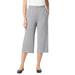 Plus Size Women's 7-Day Knit Culotte by Woman Within in Medium Heather Grey (Size 18/20) Pants