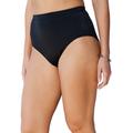 Plus Size Women's Classic Swim Brief with Tummy Control by Swim 365 in Black (Size 18) Swimsuit Bottoms