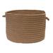 Boca Raton Basket by Colonial Mills in Cashew (Size 14X14X10)