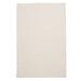 Simple Home Solid Rug by Colonial Mills in White (Size 2'W X 10'L)