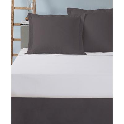 Today's Home Cotton Rich Tailored 2-Pack Euro Sham by Levinsohn Textiles in Grey (Size EURO)