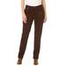 Plus Size Women's Stretch Corduroy Bootcut Jean by Woman Within in Chocolate (Size 18 T)