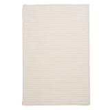 Simple Home Solid Rug by Colonial Mills in White (Size 4'W X 6'L)