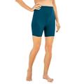 Plus Size Women's Swim Boy Short by Swim 365 in Teal (Size 34) Swimsuit Bottoms