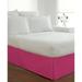 Luxury Hotel Classic Tailored 14" Drop Pink Bed Skirt by Levinsohn Textiles in Pink (Size TWINXL)