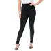 Plus Size Women's Rhinestone And Pearl Legging by Roaman's in Black Embellishment (Size 18/20) Embellished Sparkle Jewel Stretch Pants