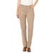 Plus Size Women's Corduroy Straight Leg Stretch Pant by Woman Within in New Khaki (Size 30 T)