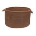 Simply Home Solid Basket by Colonial Mills in Cashew (Size 18X18X12)