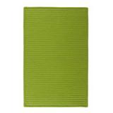 Simple Home Solid Rug by Colonial Mills in Bright Green (Size 8'W X 8'L)