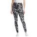 Plus Size Women's Stretch Cotton Printed Legging by Woman Within in Black White Tie Dye (Size 4X)