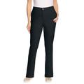 Plus Size Women's Freedom Waist Straight Leg Chino by Woman Within in Black (Size 30 W)