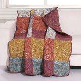 Paisley Slumber Quilted Throw Blanket by Greenland Home Fashions in Spice (Size 50" X 60")