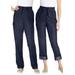 Plus Size Women's Convertible Length Cargo Pant by Woman Within in Indigo (Size 36 WP)