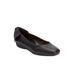 Women's The Delia Slip On Flat by Comfortview in Black (Size 10 1/2 M)
