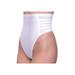 Plus Size Women's High Waist Thong Shaper by Rago in White (Size S)