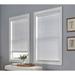Wide Width 2" Faux Wood Cordless Blinds by BrylaneHome in White (Size 39" W 64" L) Window Privacy Shades Adjustable Slats