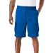 Men's Big & Tall 8" Cargo Swim Trunks by KS Island in Royal Blue (Size 3XL)