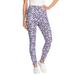 Plus Size Women's Stretch Cotton Printed Legging by Woman Within in Navy Happy Ditsy (Size 6X)