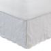 Paisley Quilted Bed Skirt 18" by Greenland Home Fashions in White (Size KING)