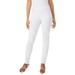 Plus Size Women's Stretch Denim Skinny Jegging by Jessica London in White (Size 14 W) Stretch Pants