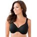 Plus Size Women's Uplifting Plunge Bra by Catherines in Black (Size 50 C)