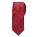 Men's Big & Tall KS Signature Extra Long Classic Fancy Tie by KS Signature in Deep Red Medallion Necktie