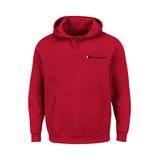 Men's Big & Tall Champion Embroidered Logo Fleece Hoodie by Champion in Red (Size 3XL)