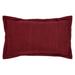Better Trends Jullian Collection in Bold Stripes Design Sham by Better Trends in Burgundy (Size EURO)