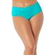 Plus Size Women's Mid-Rise Full Coverage Swim Brief by Swimsuits For All in Happy Turq (Size 22)