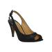 Women's Gervasi Pumps And Slings by J. Renee in Black Dance Glitter (Size 7 1/2 M)