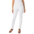 Plus Size Women's Stretch Denim Skinny Jegging by Jessica London in White (Size 18 W) Stretch Pants