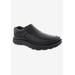 Men's BEXLEY II Slip-On Shoes by Drew in Black Leather (Size 10 1/2 EE)