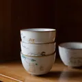 LUWU – tasse à thé chinoise en céramique chat mignon verres à boire