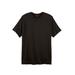 Men's Big & Tall X-Temp® Cotton Crewneck Tee 3-pack by Hanes in Black (Size 4XL)