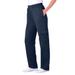 Plus Size Women's Better Fleece Cargo Sweatpant by Woman Within in Navy (Size 1X)