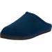 Extra Wide Width Men's Fleece Clog Slippers by KingSize in Navy (Size 16 EW)