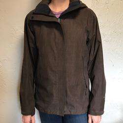 Columbia Jackets & Coats | Columbia Omnitech Rain Jacket With Zip Off Hood | Color: Brown | Size: S