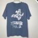 Disney Tops | Disney Mickey Mouse Phys Ed Tee Slate Blue Size M | Color: Blue | Size: M