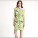 Kate Spade Dresses | Kate Spade Peter Pan Collar Silk Floral Dress Sz 0 | Color: Green/Yellow | Size: 0