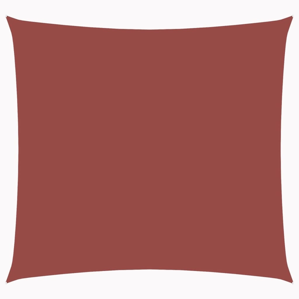 vidaXL Sonnensegel Oxford-Gewebe Quadratisch 3,6x3,6 m Terracotta Image