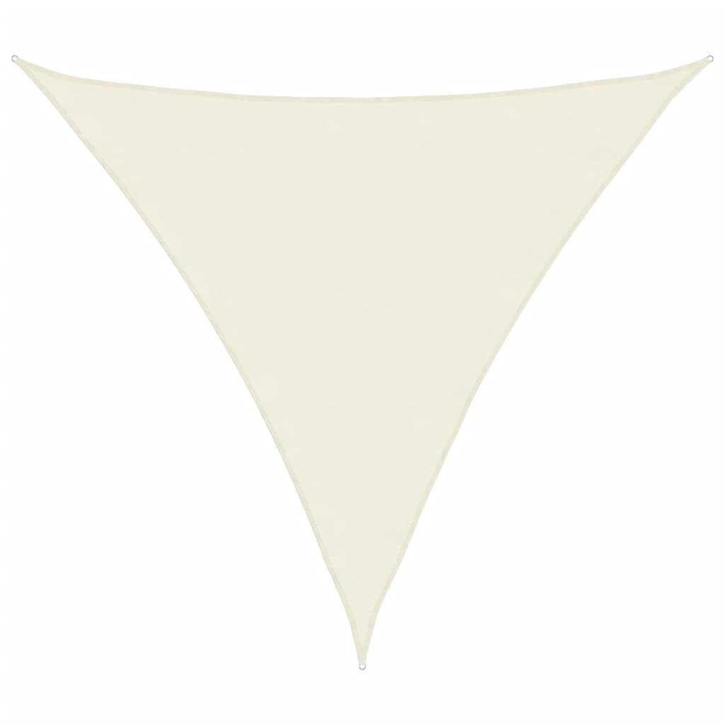 vidaXL Sonnensegel Oxford-Gewebe Dreieckig 5x5x5 m Creme Image
