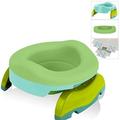 Potette Plus Potty Value Pack: Kalencom 2in1 Potette Plus Portable Potty and Reusable Collapsible Liner for Home Use (Teal/Green)