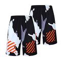 Topeter Boy’s Camouflage Training Shorts with Zipper Pockets Lounge Gym Shorts Court Shorts Board Shorts Black 3XL